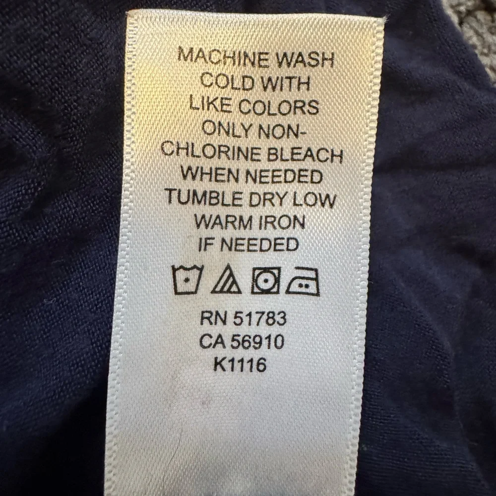 Maurices Navy Blue Lace Tank Top (Women's Plus Size 2) - Picture 7 of 7